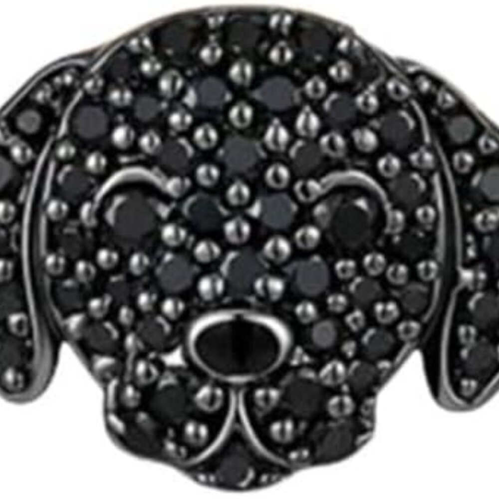 Black Lab Earrings Post Style Really Cute‎ !!